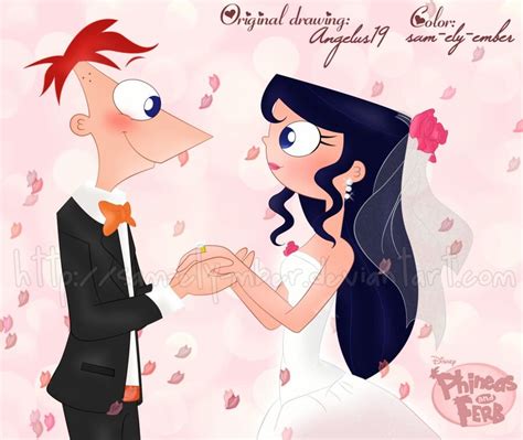 isabella of phineas and ferb|phineas and isabella married.